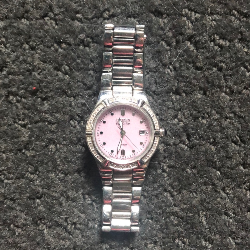 Pink Women’s Diamond Citizen Eco-Drive watch